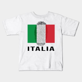 Italy Flag DNA Kids T-Shirt